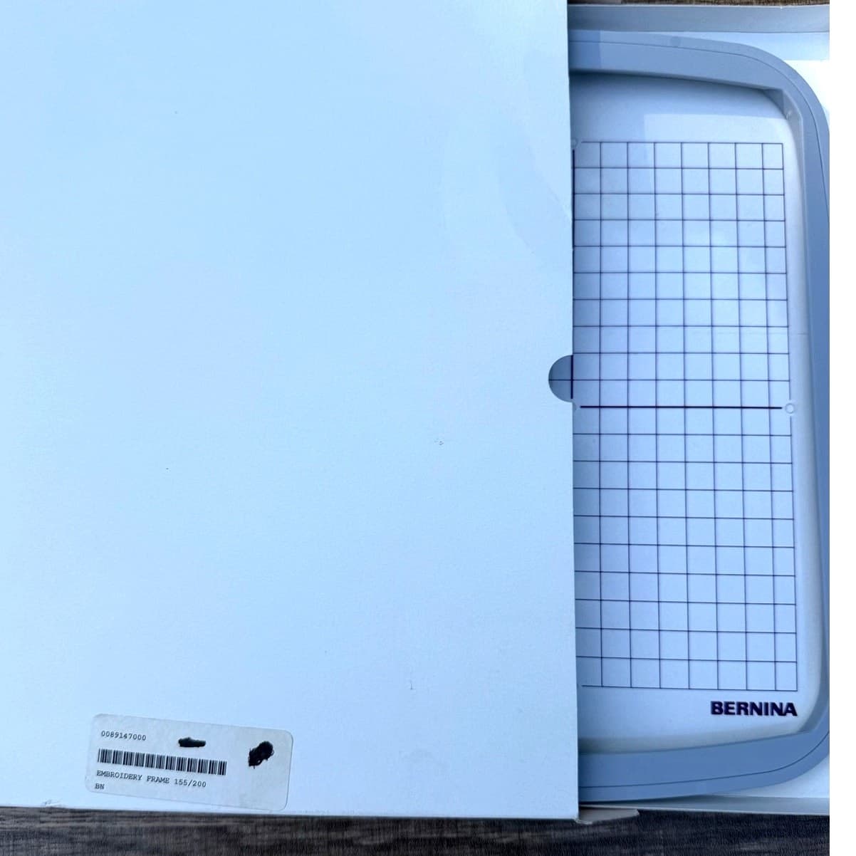Genuine Bernina Large Embroidery Hoop 155x200 Artista 800 Series OEM w/Template - Thumbnail 4