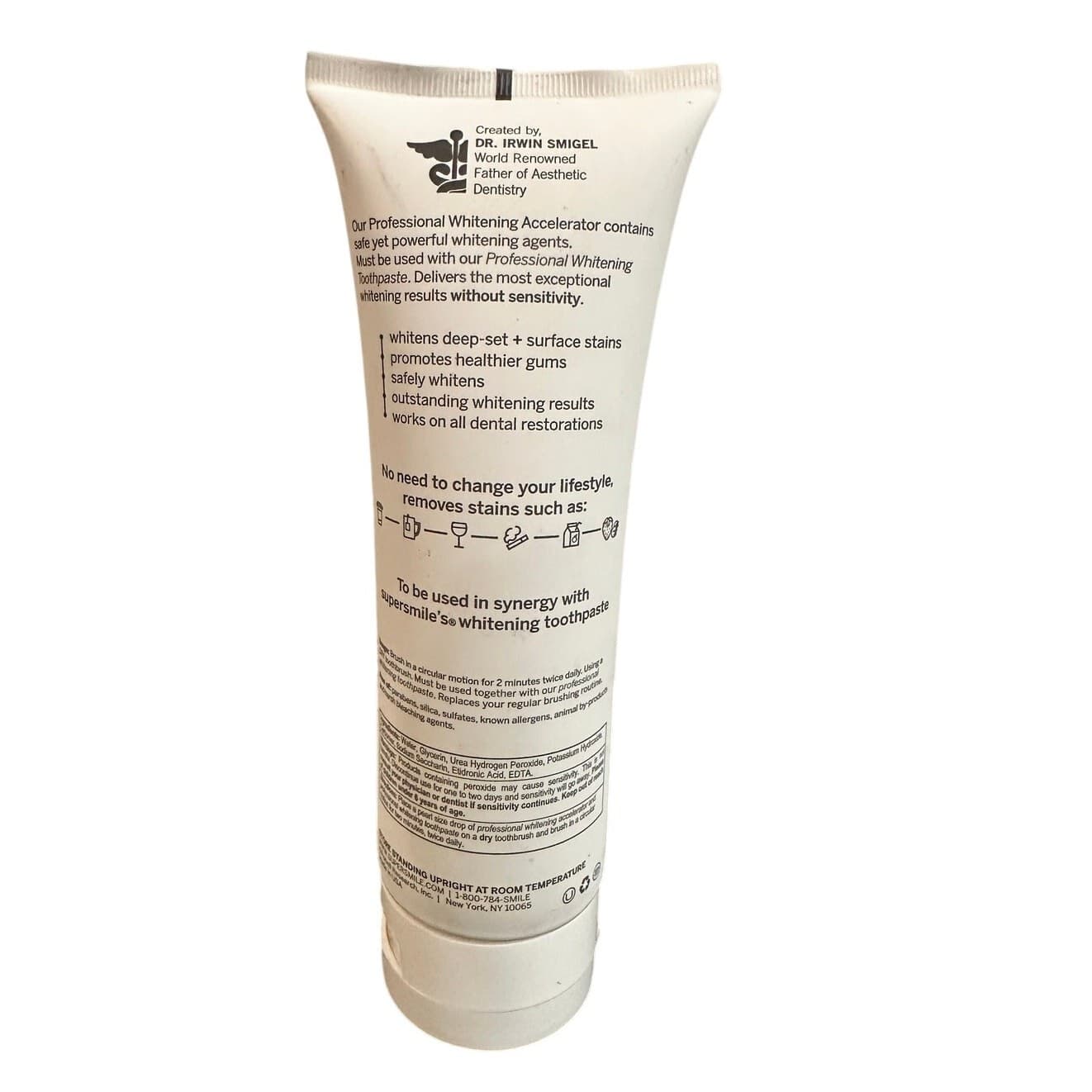 Supersmile Professional Whitening Accelerator 8 oz Sealed New Tube - Thumbnail 2