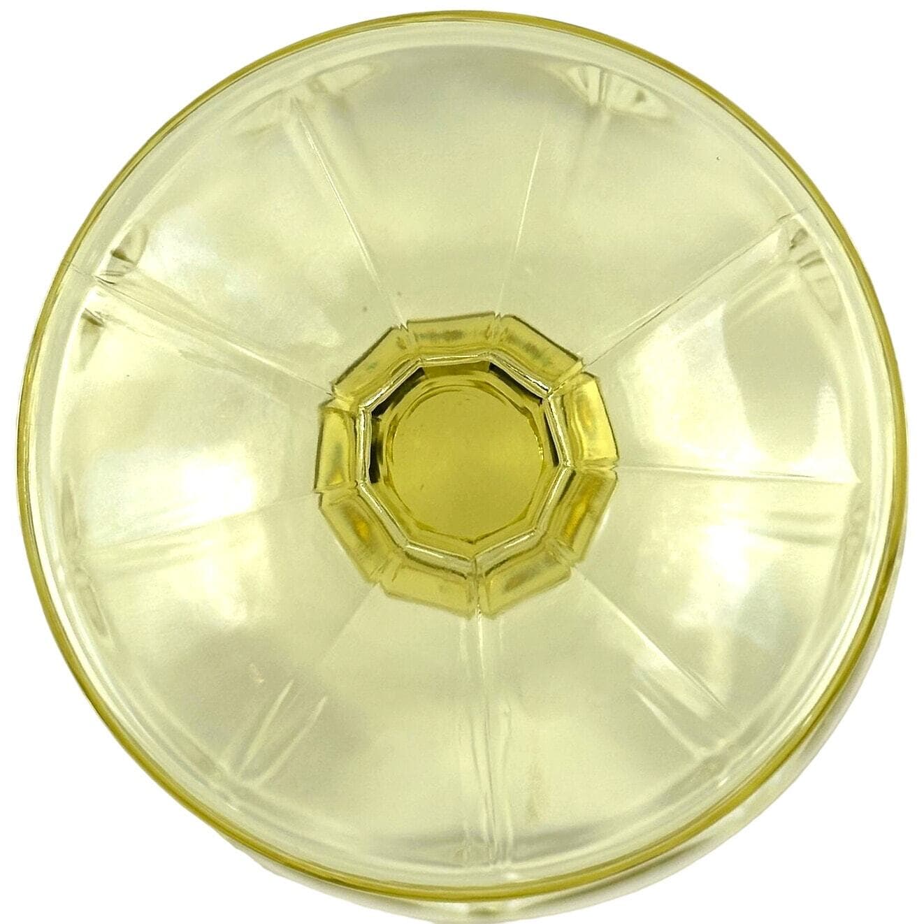 Noritake Provincial Yellow Vintage Low Sherbet Champagne Glass-Excellent Mint! - Thumbnail 6