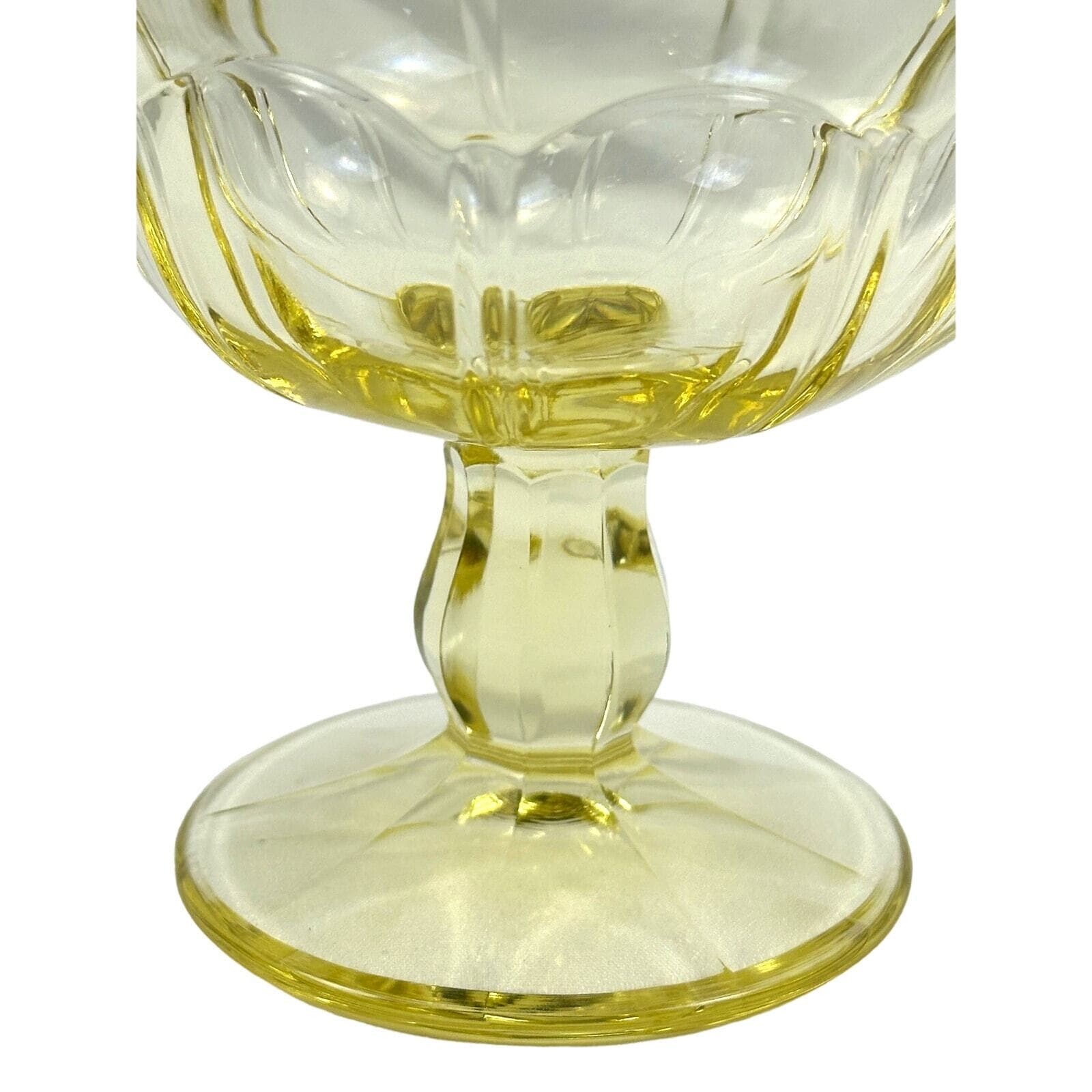 Noritake Provincial Yellow Vintage Low Sherbet Champagne Glass-Excellent Mint! - Thumbnail 2