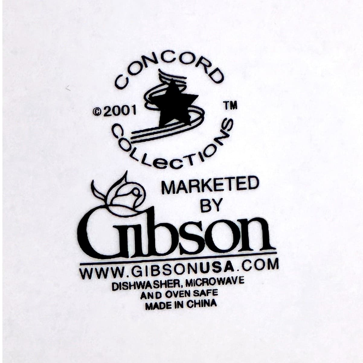 Gibson Concord Collection 2001 Snowman Patchwork 3-PC Place Setting-Excellent - Thumbnail 8