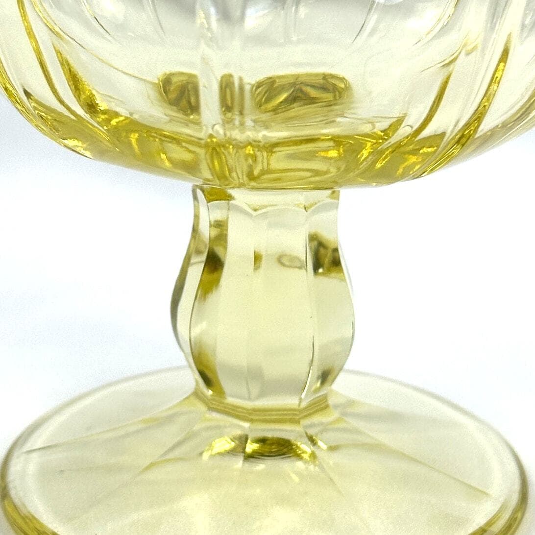 Noritake Provincial Yellow Vintage Low Sherbet Champagne Glass-Excellent Mint! - Thumbnail 8