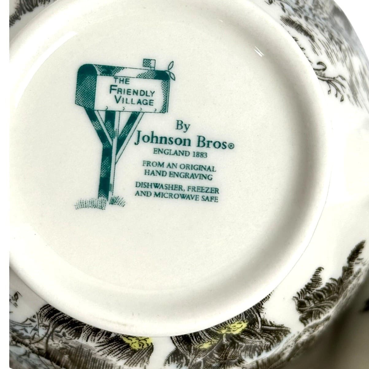 Johnson Bros Friendly Village England Vintage Creamer & Sugar Bowl w/Lid - Thumbnail 11