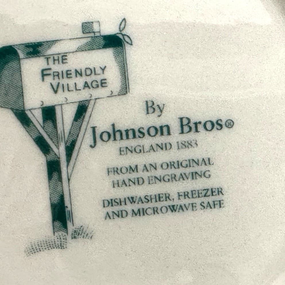 Johnson Bros Friendly Village England Vintage Sugar Maples Teapot-Excellent! - Thumbnail 9