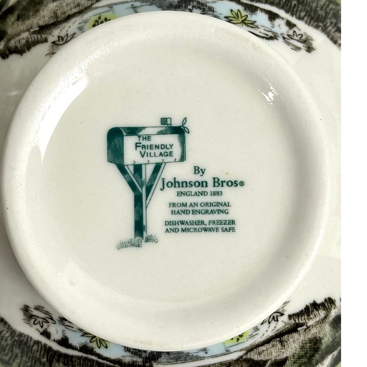 Johnson Bros Friendly Village England Vintage Creamer & Sugar Bowl w/Lid - Thumbnail 10
