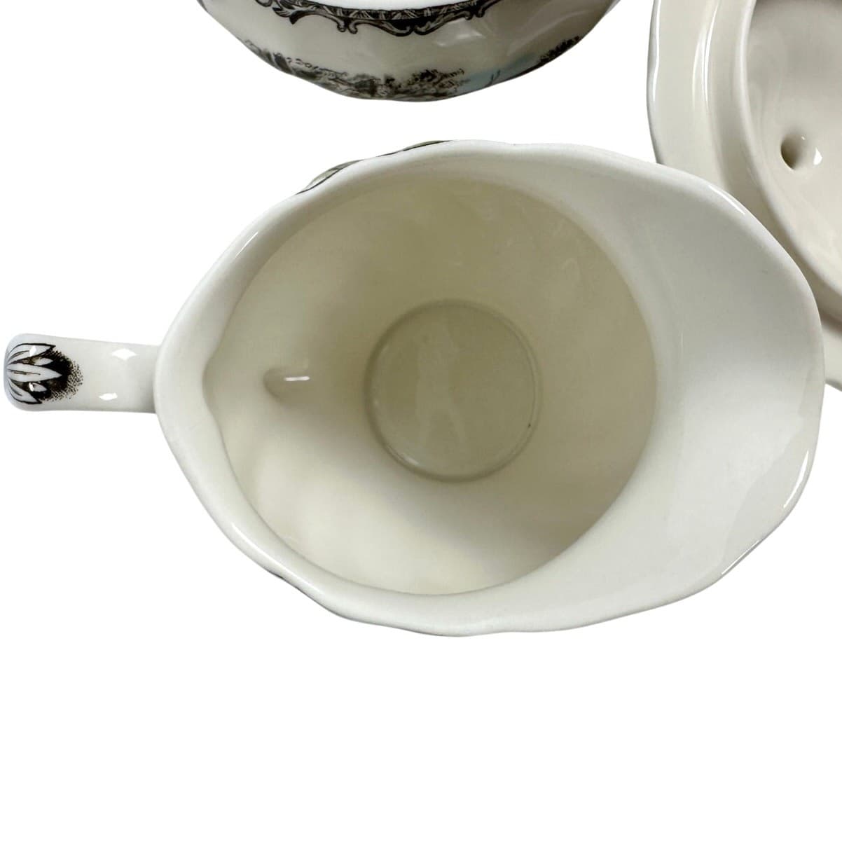 Johnson Bros Friendly Village England Vintage Creamer & Sugar Bowl w/Lid - Thumbnail 8