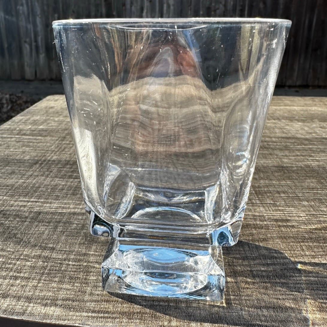 Fostoria Retired 1978-86 'Transition Plain' Double Old-Fashioned Glasses-Set 3 - Thumbnail 4