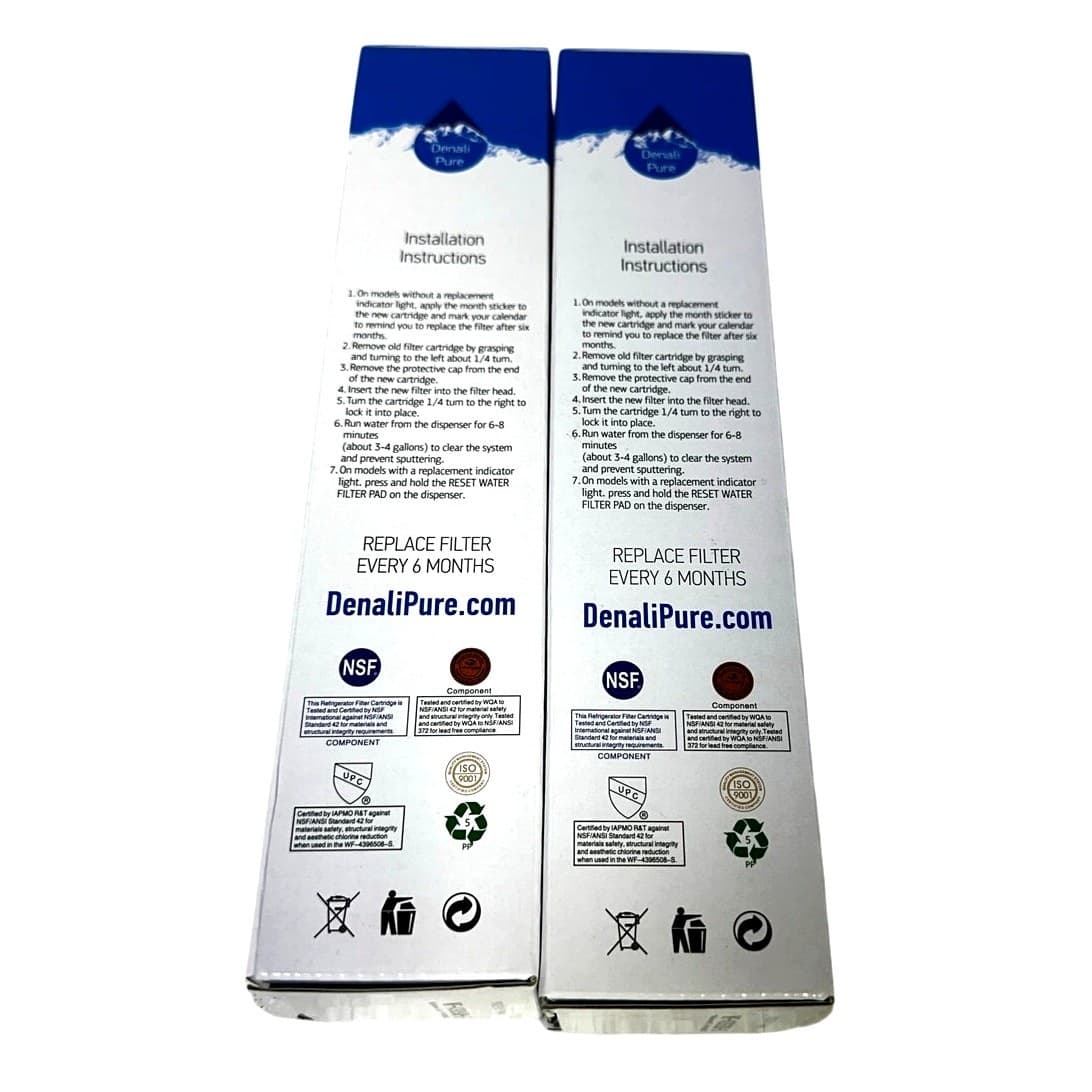 Denali Pure WF-4396508-S Replacement Refrigerator Water Filter-Two Pack - Thumbnail 3