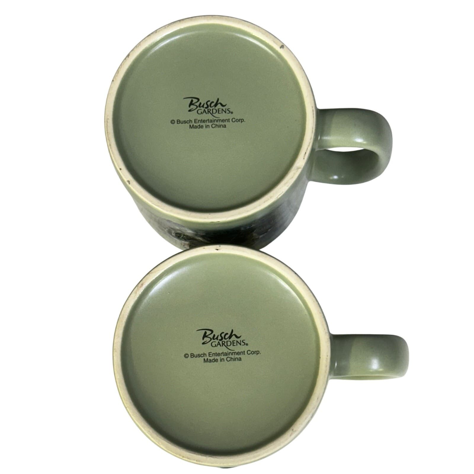 Busch Gardens Three-Dimensional Tigers Large Coffee Latte Cocoa Mugs-Set of 2 - Thumbnail 6