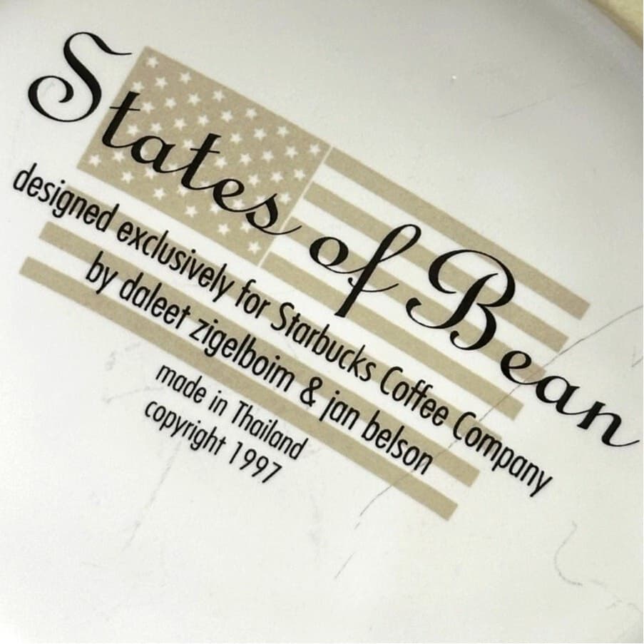 Starbucks 1997 Vintage Texas States of Beans Retro 20 oz Coffee/Latte Mug - Thumbnail 6