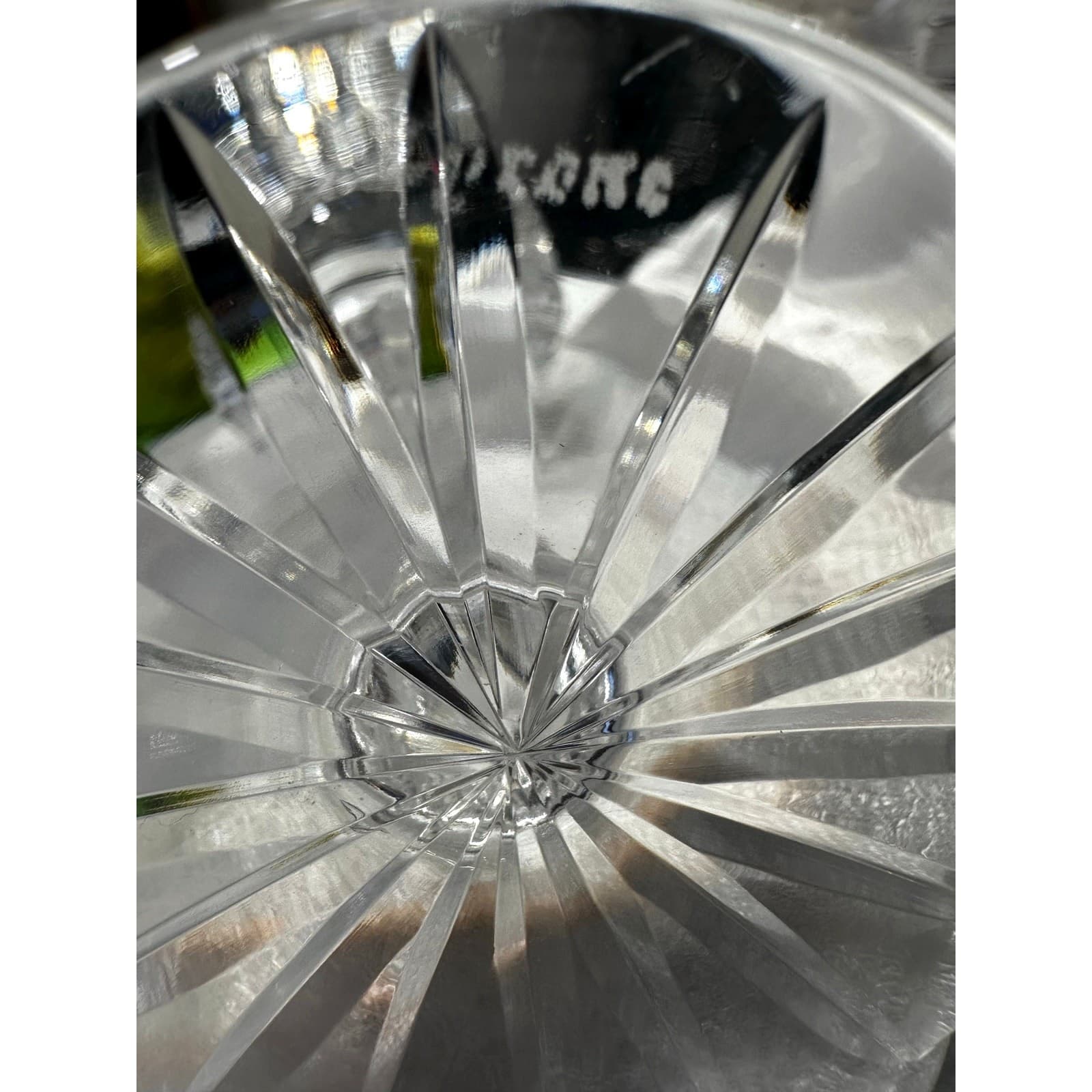 Tyrone Crystal Ireland 'Antrim' Balloon 7 3/8” Hock Wine Glass-Excellent - Thumbnail 7