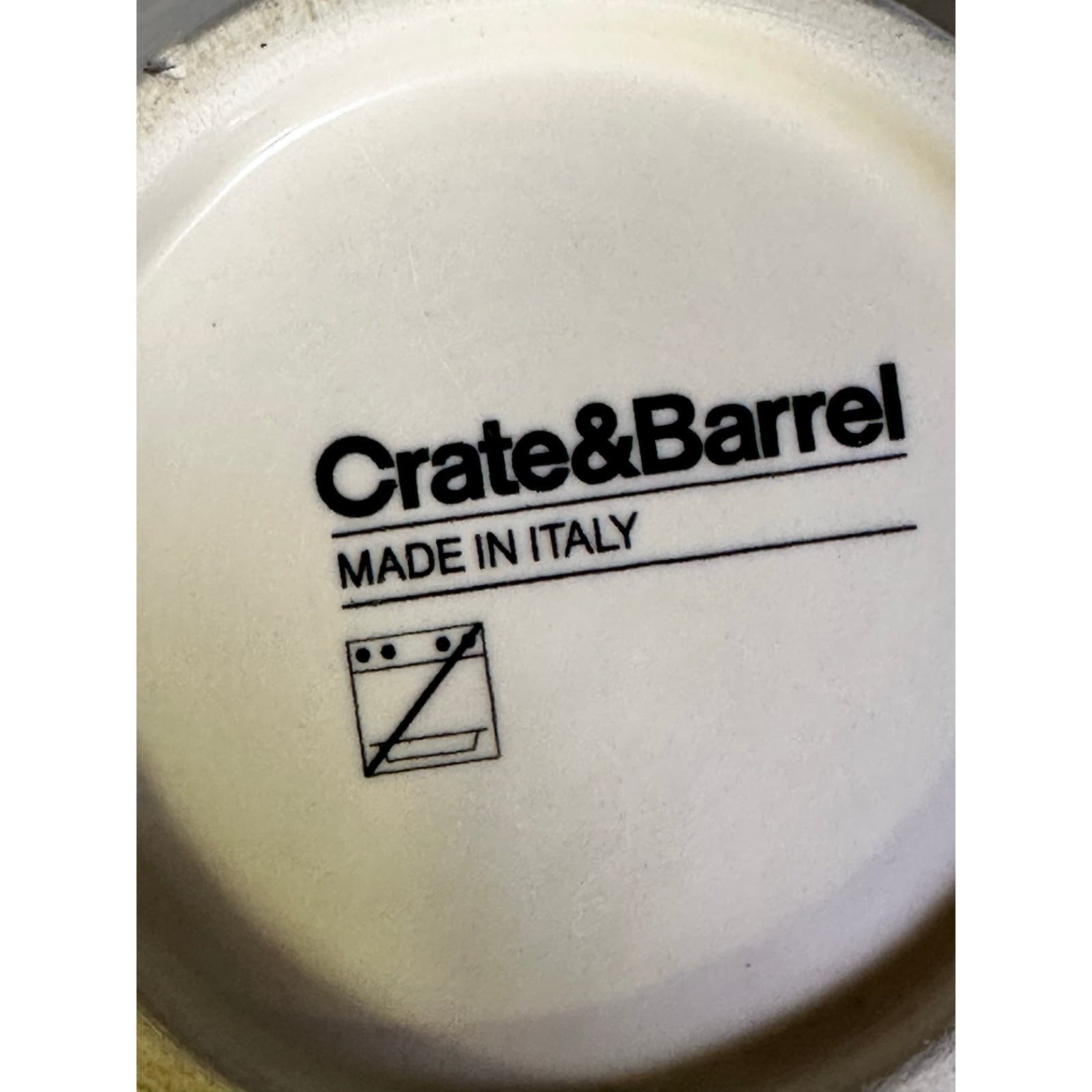 Crate & Barrel Lucera Italy Stoneware Coffee Tea Latte 4.5" Large Mugs-Set of 2 - Thumbnail 7
