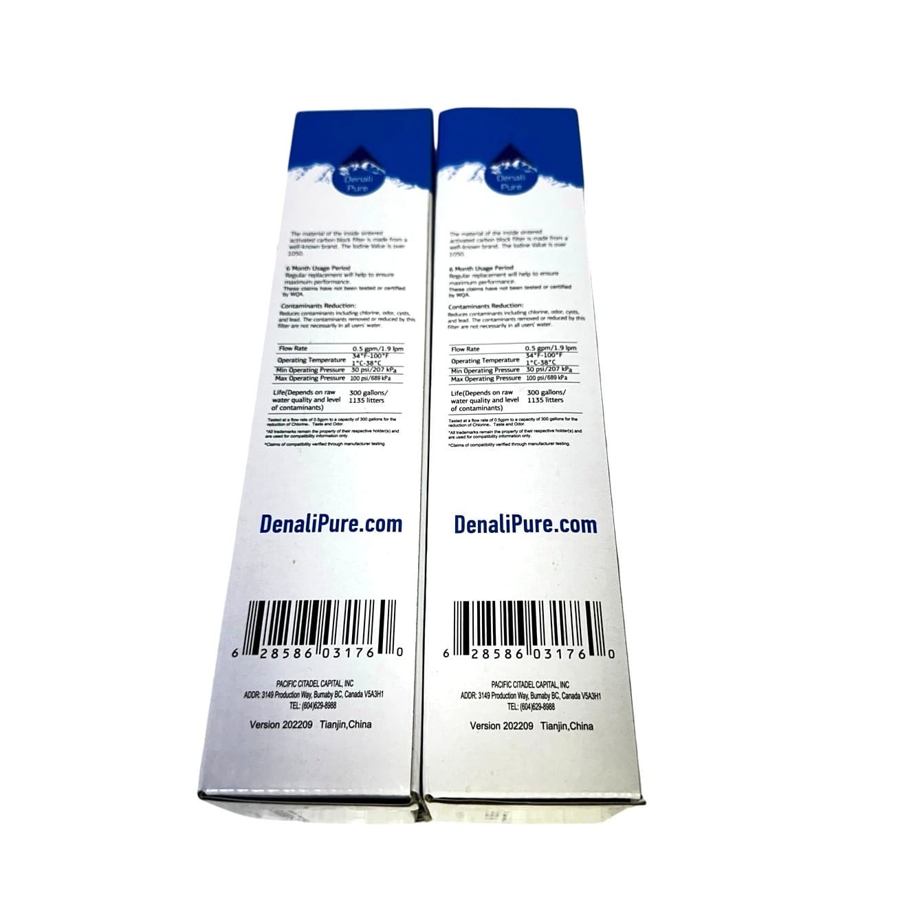 Denali Pure WF-4396508-S Replacement Refrigerator Water Filter-Two Pack - Thumbnail 2