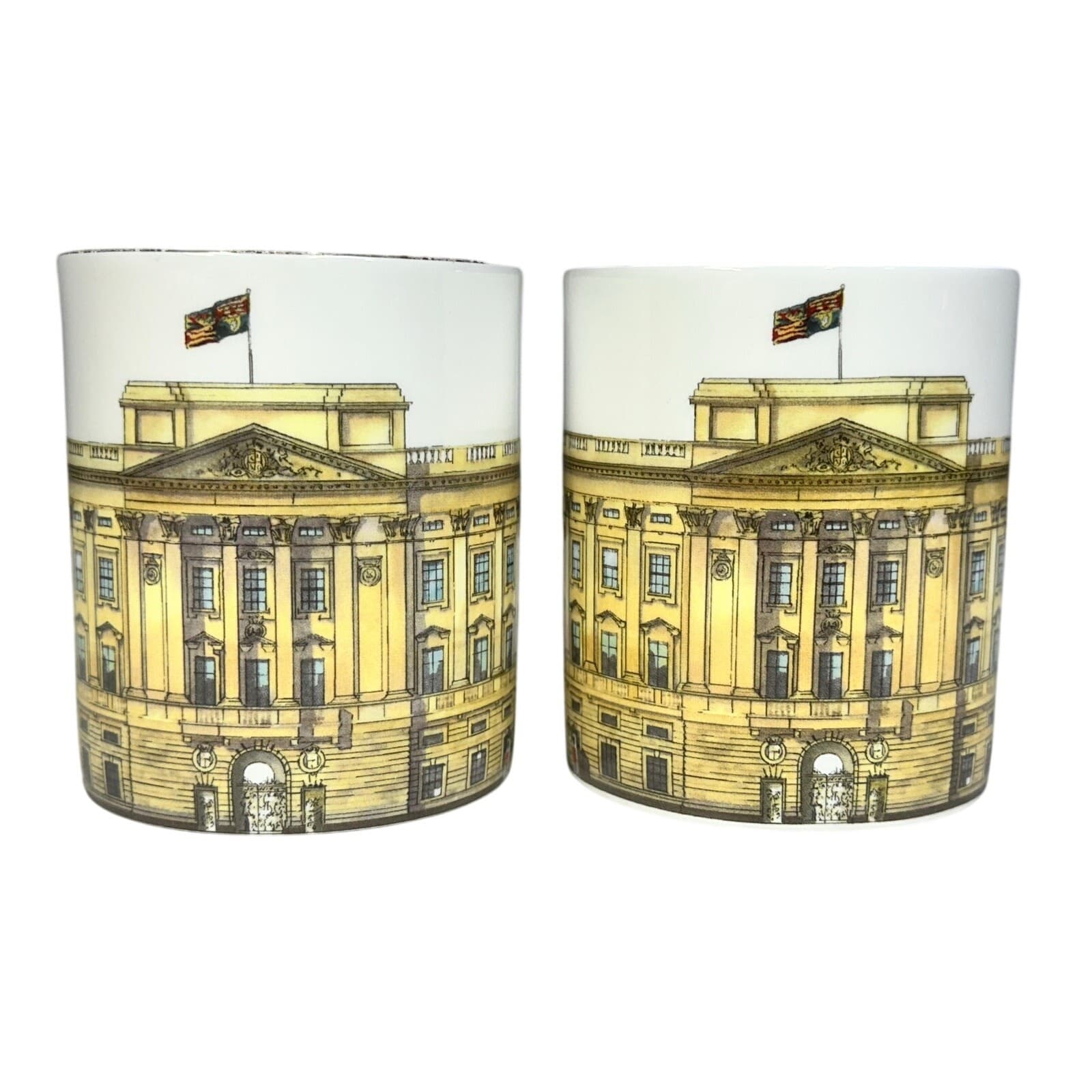Buckingham Palace The Royal Collection Bone China Coffee Tea 3.75" Mugs-Set of 2 - Thumbnail 2