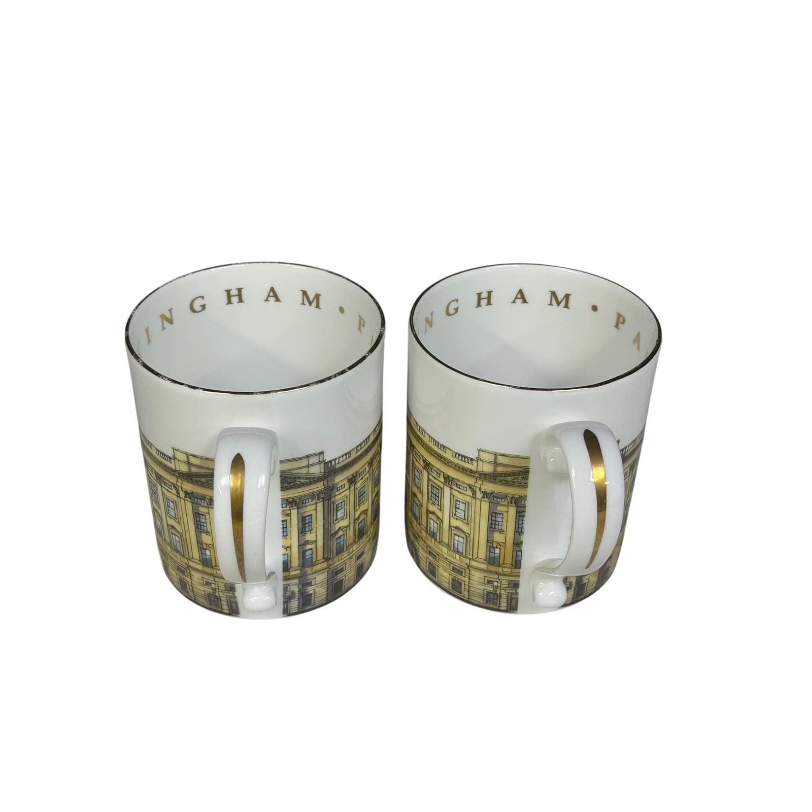 Buckingham Palace The Royal Collection Bone China Coffee Tea 3.75" Mugs-Set of 2 - Thumbnail 5