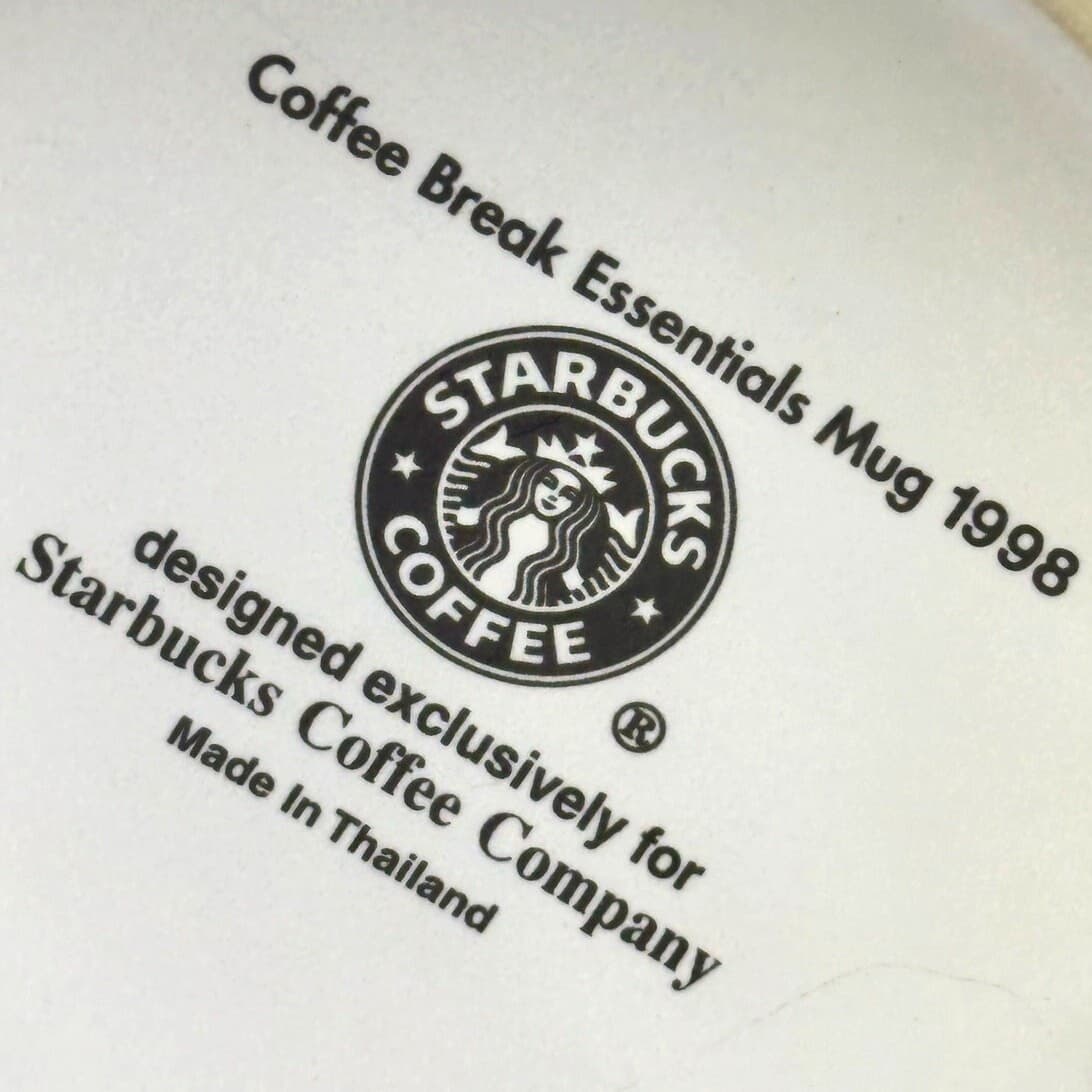 Starbucks 1998 Vintage Coffee Break Essentials Large 20 oz Coffee/Latte Mug - Thumbnail 6