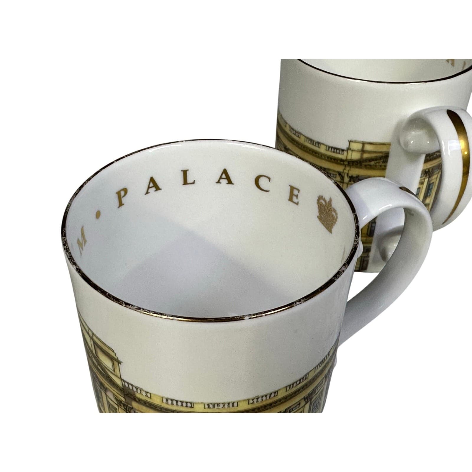 Buckingham Palace The Royal Collection Bone China Coffee Tea 3.75" Mugs-Set of 2 - Thumbnail 7