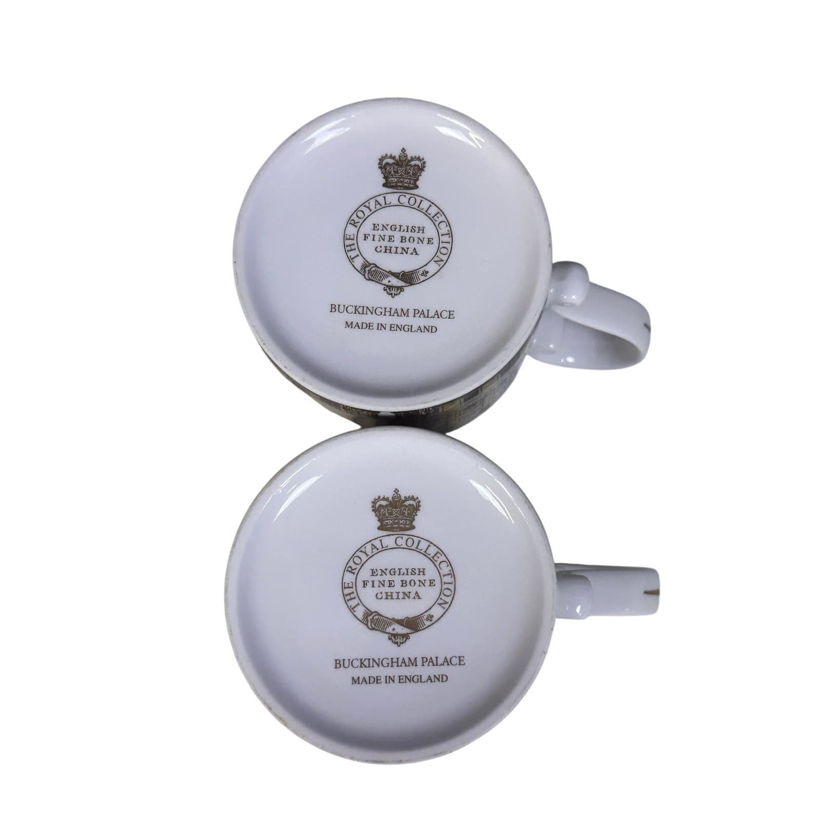 Buckingham Palace The Royal Collection Bone China Coffee Tea 3.75" Mugs-Set of 2 - Thumbnail 8