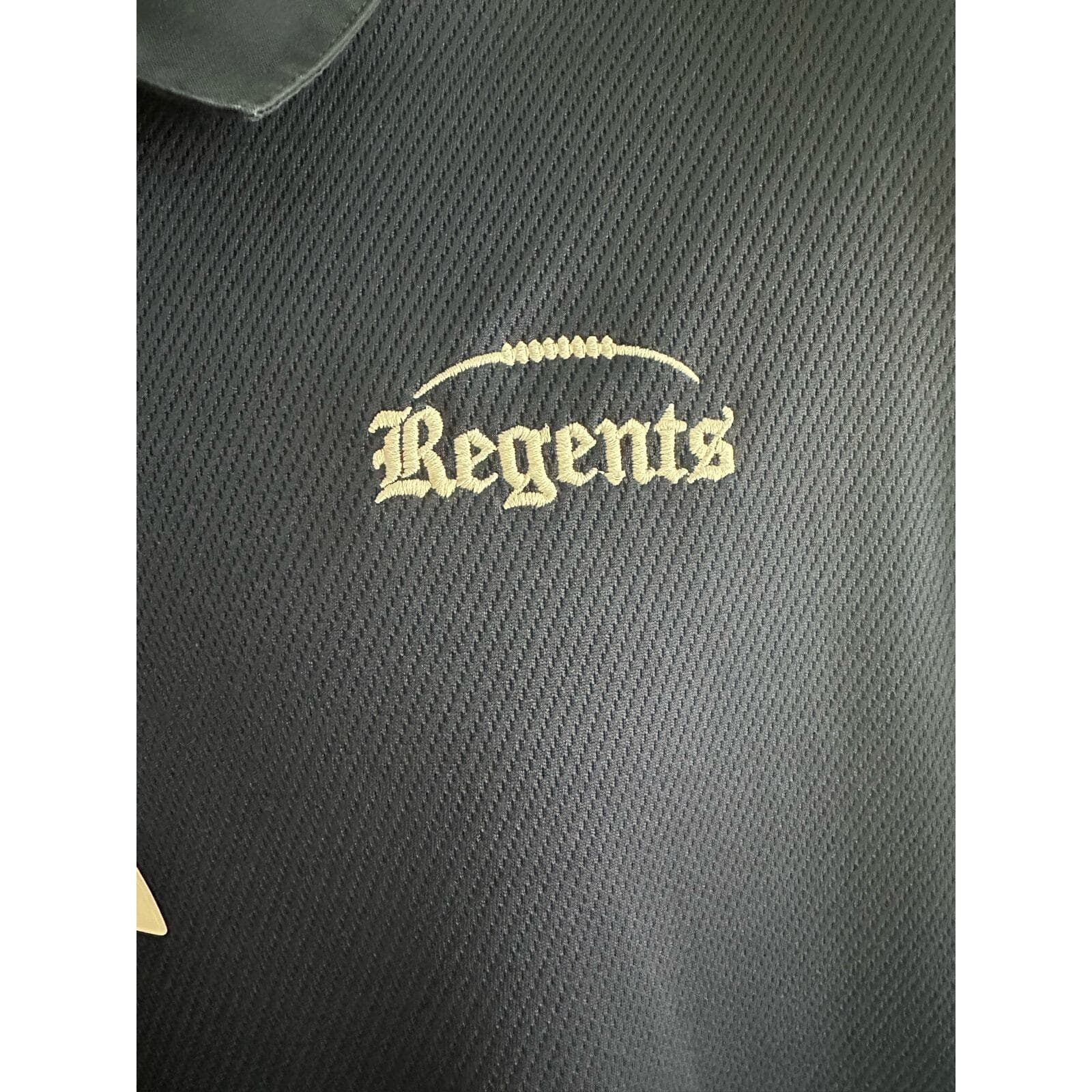 Nike Dri-Fit Regents Football Golf Shirt Navy Blue XL - Thumbnail 5