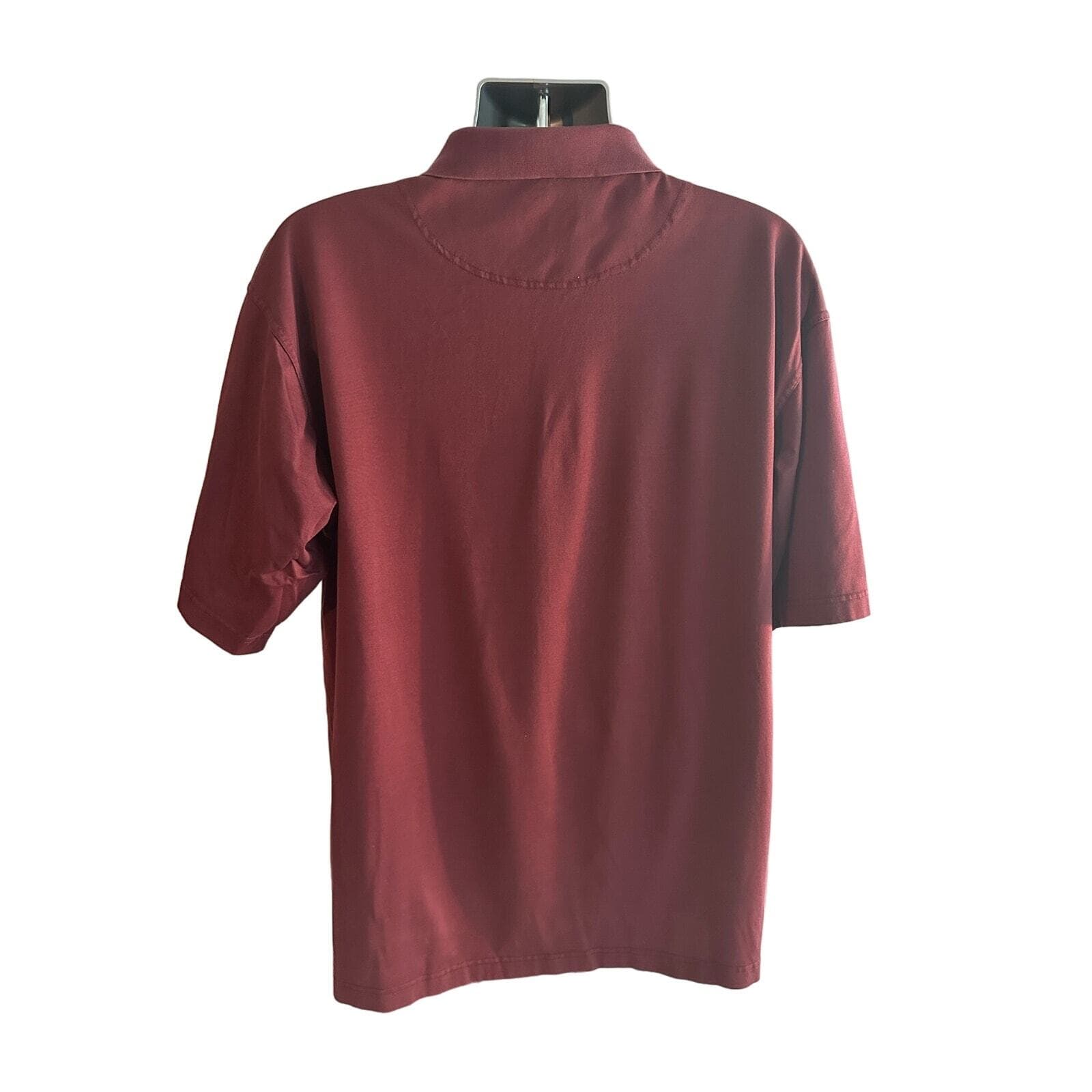 Red Jacket Colonial Golf Shirt Maroon XL - Thumbnail 2