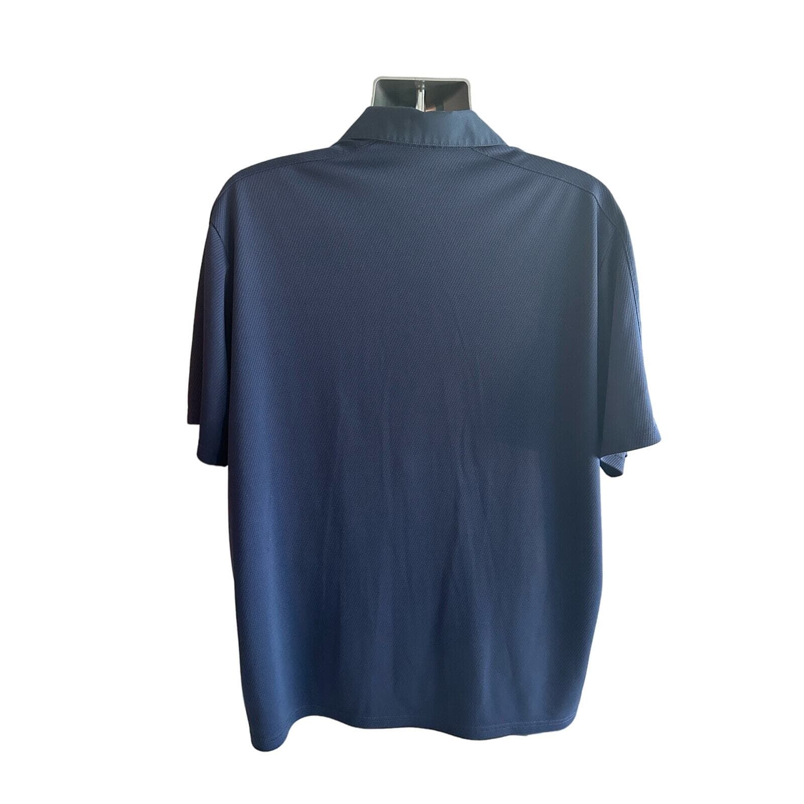 Nike Dri-Fit Regents Football Golf Shirt Navy Blue XL - Thumbnail 2