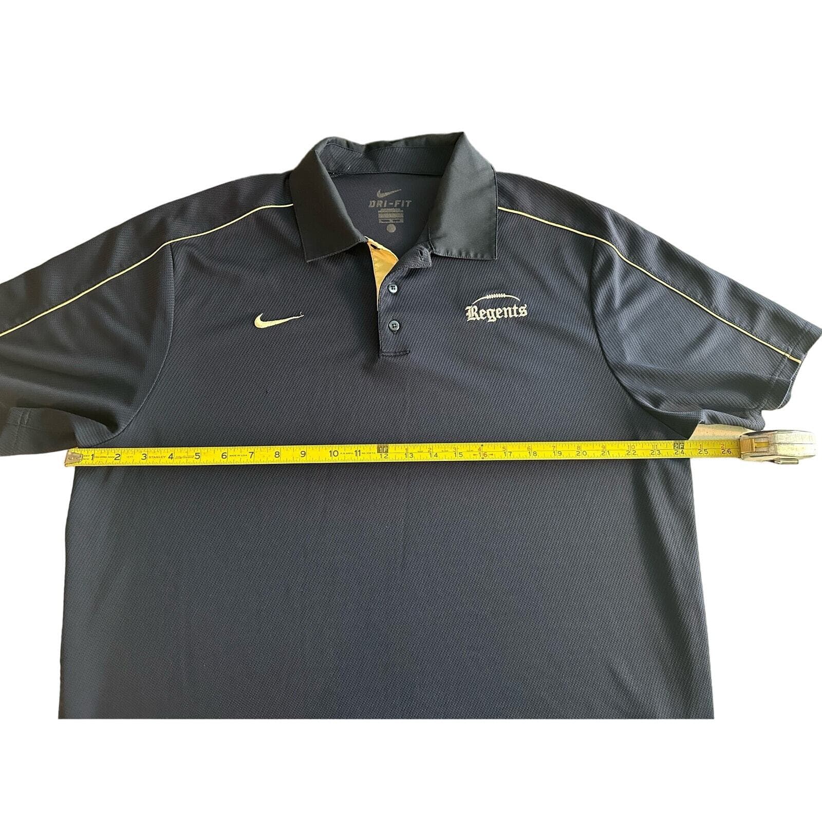 Nike Dri-Fit Regents Football Golf Shirt Navy Blue XL - Thumbnail 7