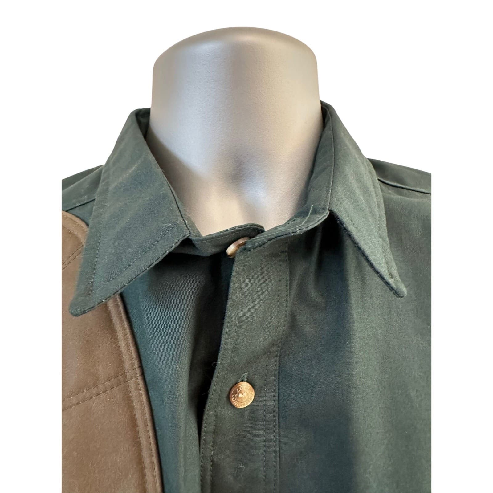 Filson 550 Padded Long Sleeve Heavy 100% Cotton Shooting Shirt Men's Size L - Thumbnail 2