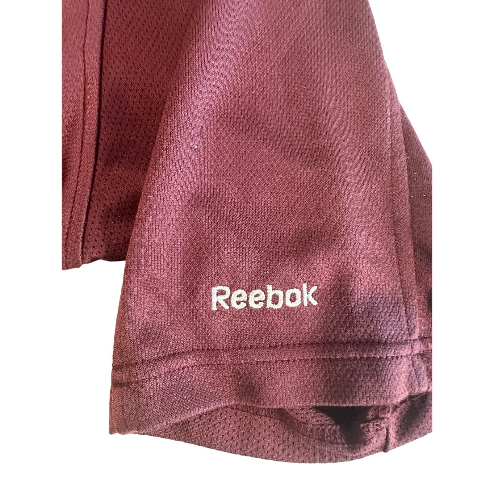 Reebok Playdry Golf Shirt Maroon XL - Thumbnail 4