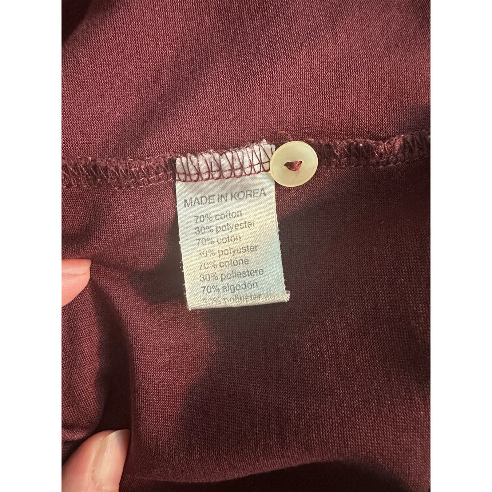 Red Jacket Colonial Golf Shirt Maroon XL - Thumbnail 5