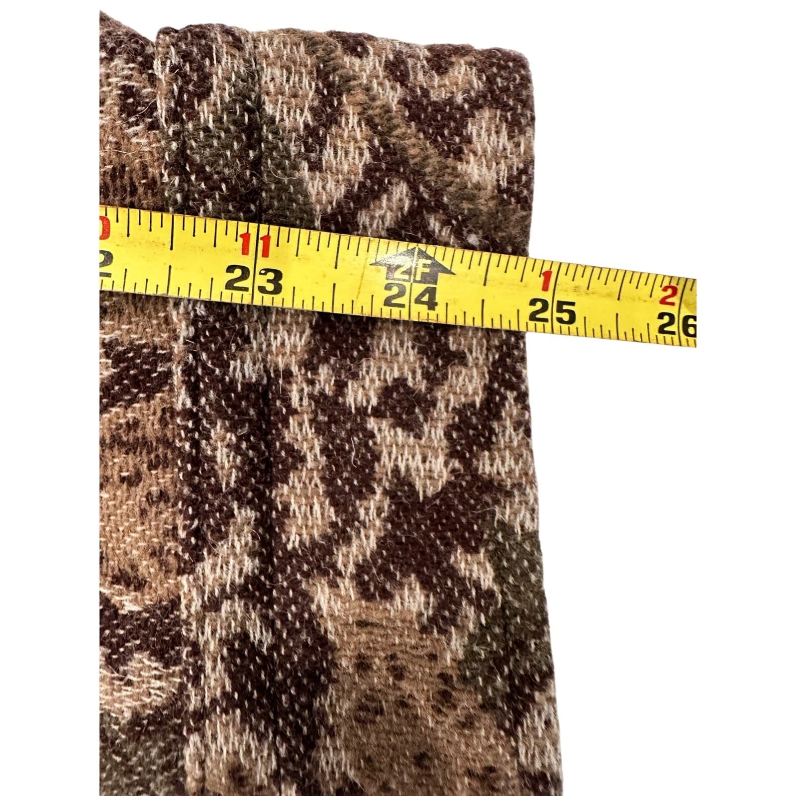 WOOLRICH-RARE Men's Wool Knit Camouflage Hooded Field Jacket Coat Button Front - Thumbnail 11