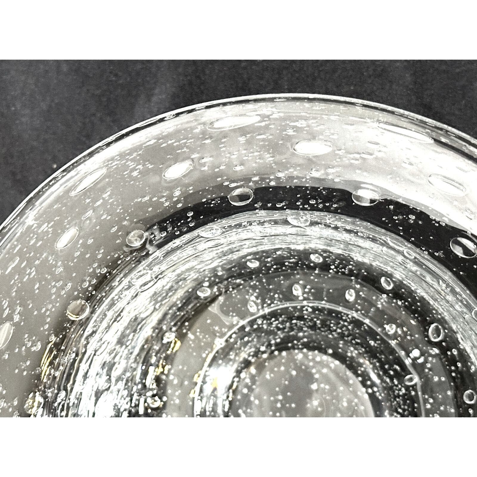 Handblown Bubble Seeded Footed Glass Bowl Vintage 1950's 8"-Excellent Mint! - Thumbnail 8