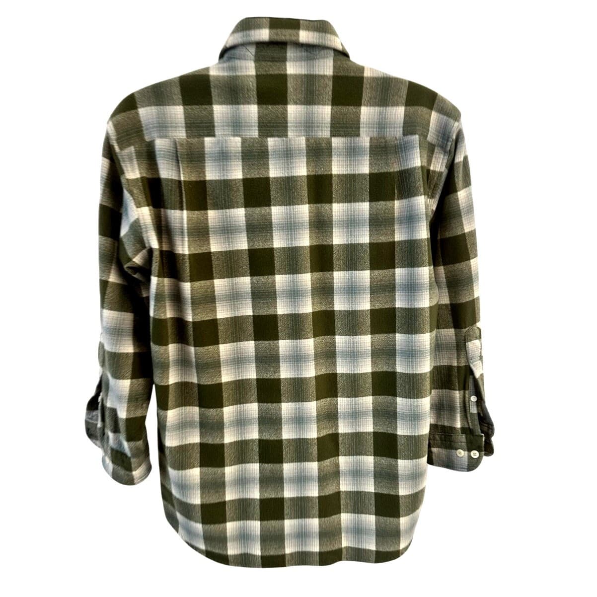PENDLETON 'Maverick' Merino 100% Wool Plaid Shirt Button Pockets-Men's Size L - Thumbnail 5