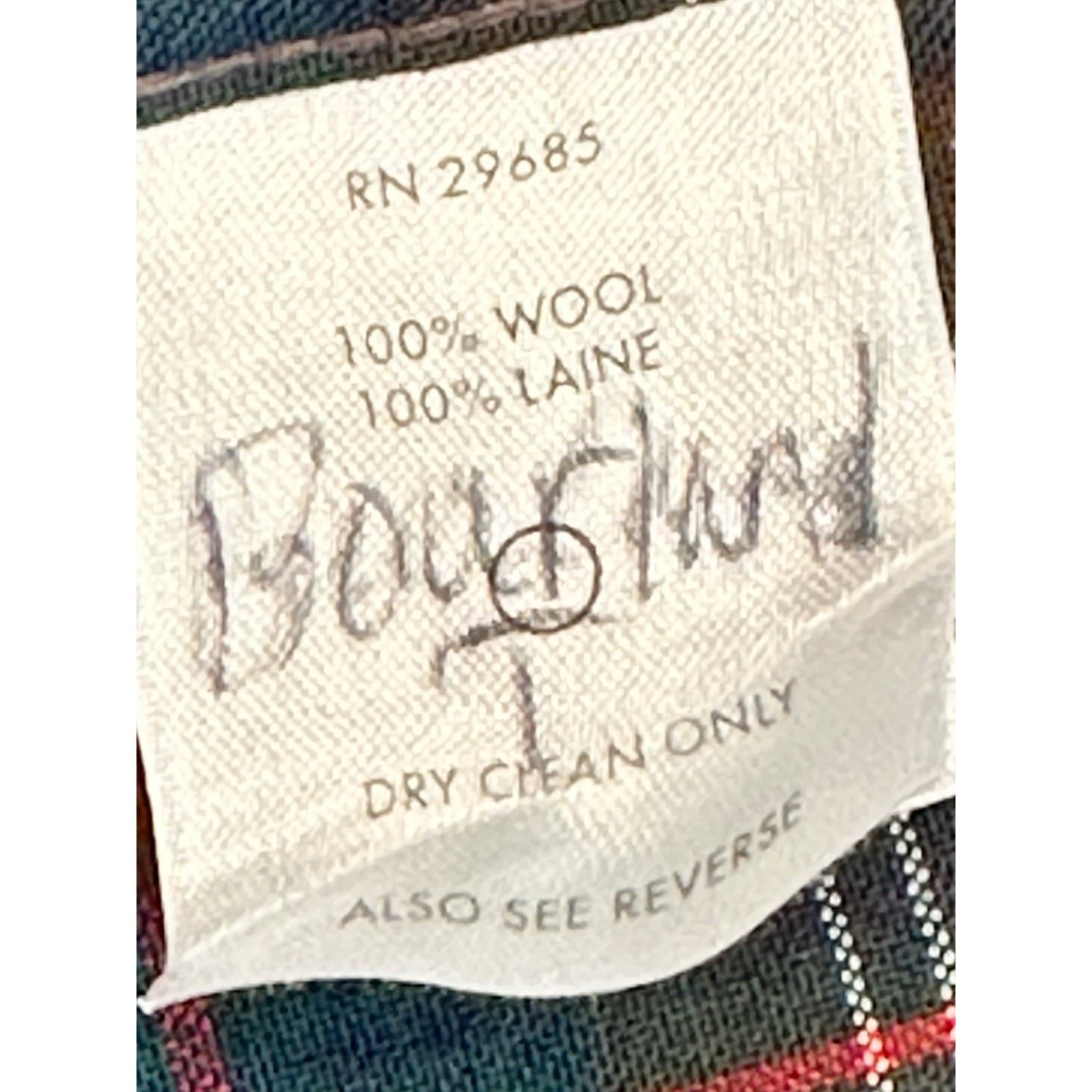 SIR PENDLETON 100% Worsted Wool Button Down Chisholm Tartan Shirt-Men's Large - Thumbnail 11