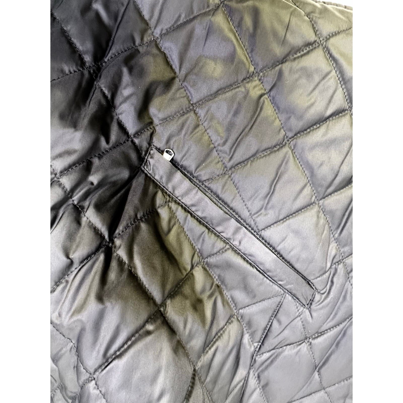 'Reserve' Patrick James Black or Check Reversible Quilted Insulated Vest-Mens L - Thumbnail 8