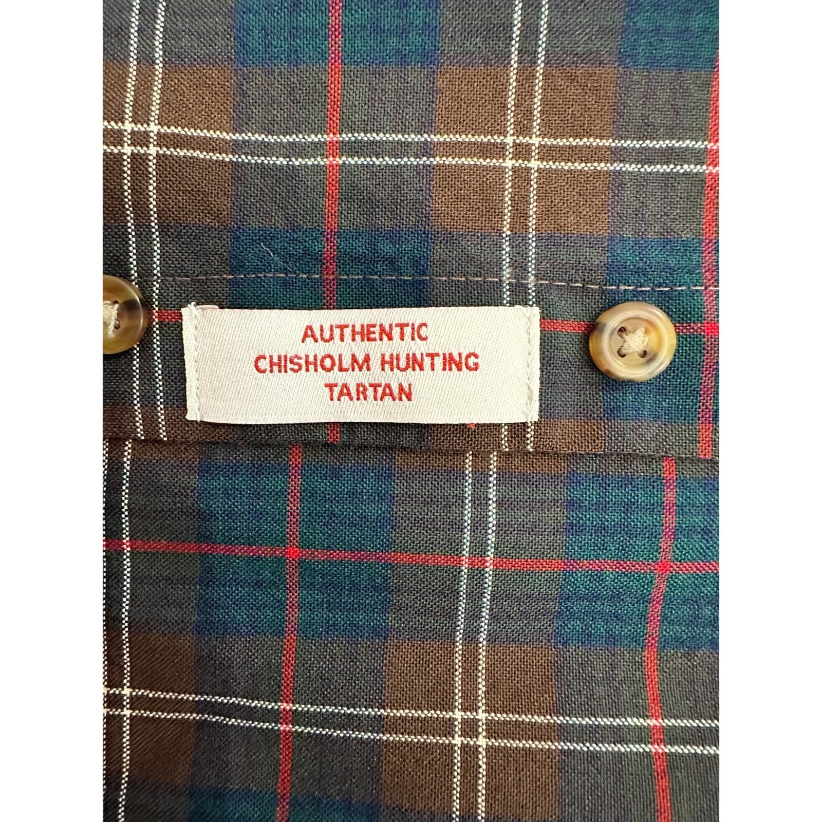 SIR PENDLETON 100% Worsted Wool Button Down Chisholm Tartan Shirt-Men's Large - Thumbnail 7
