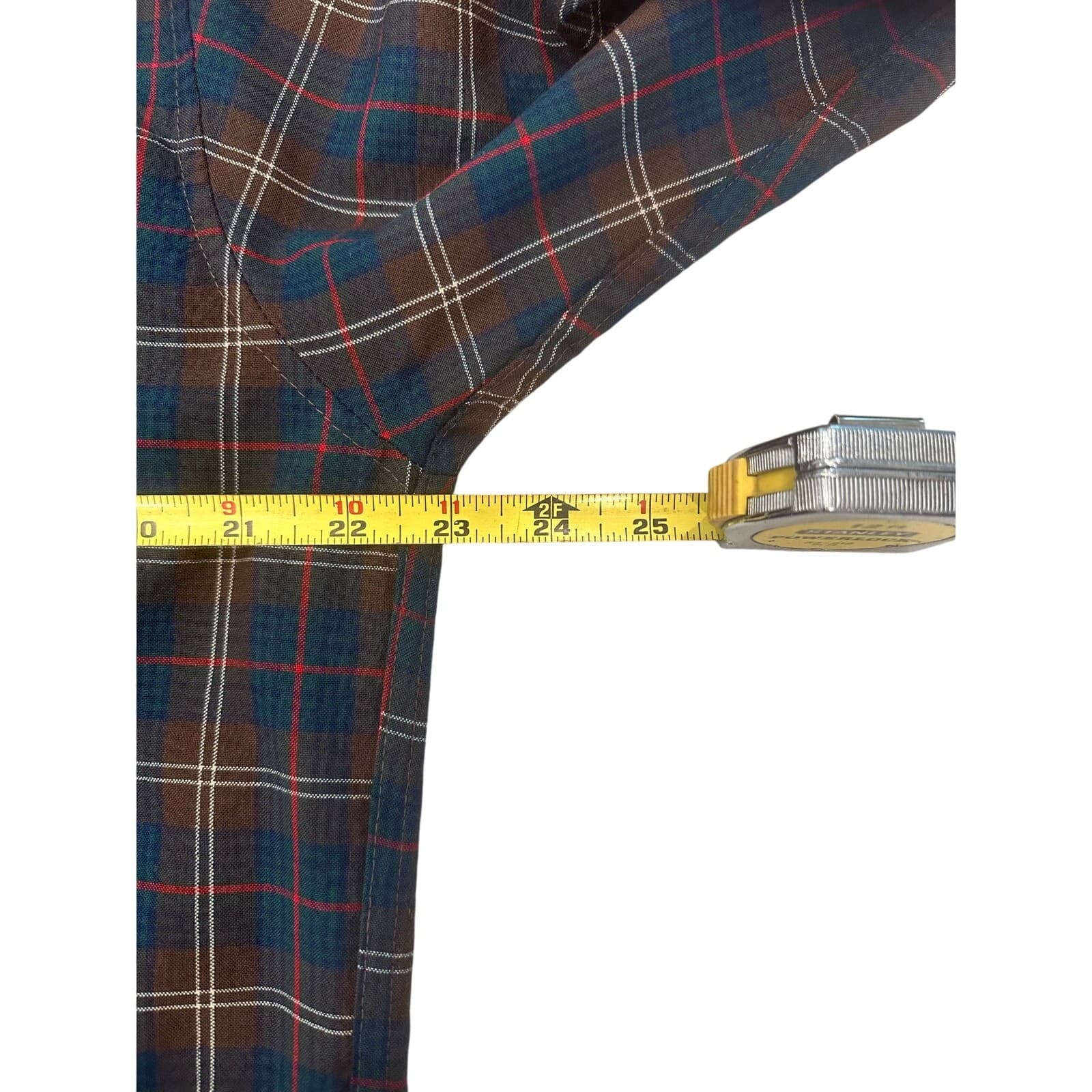 SIR PENDLETON 100% Worsted Wool Button Down Chisholm Tartan Shirt-Men's Large - Thumbnail 5