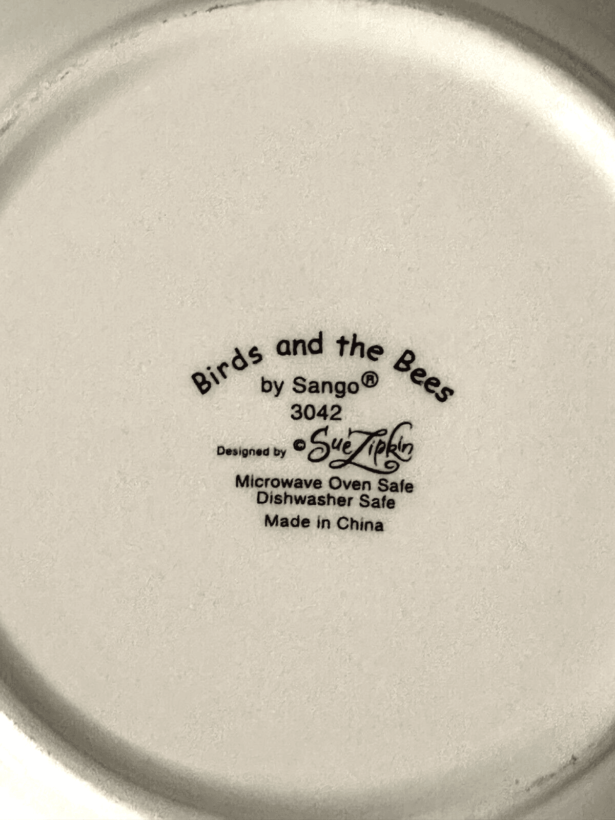Sango by Sue Zipkin "Birds and the Bees" Soup Cereal Bowls - Thumbnail 5