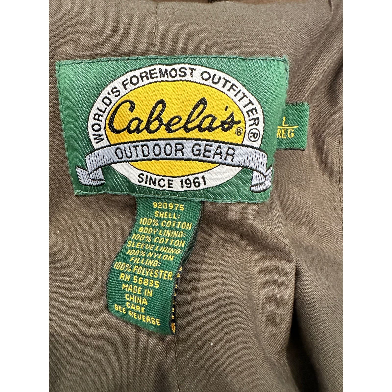 Cabela's Winter Field Hunting Jacket Thinsulate Full Zip Utility Pockets-L11 - Thumbnail 11