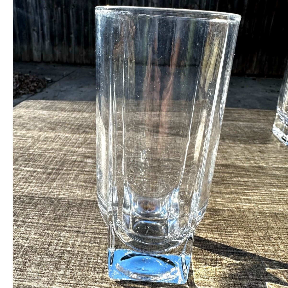 LITALLA Finland 'Geo' Rare Retired 1988-2000 Ken Benson Design Highball Glass(s) - Thumbnail 7