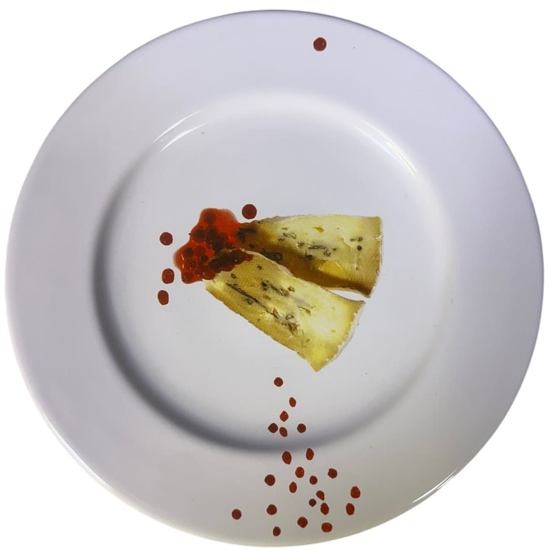 AZA Trattoria Salad Plates Vegetable Motif Made in Germany set of 2 - Thumbnail 4