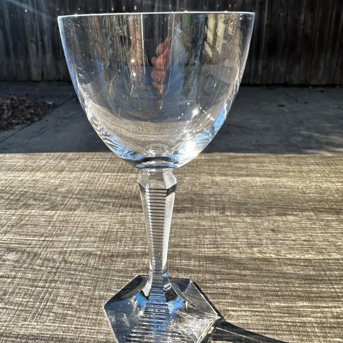 Baccarat Retired 'Opera' Vintage Claret 6.25" Wine Glass-Excellent-Stunning-Rare - Thumbnail 4