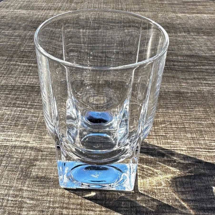 LITALLA Finland 'Geo' Rare 1988-2000 Ken Benson Design Old-Fashioned Glass(s) - Thumbnail 4