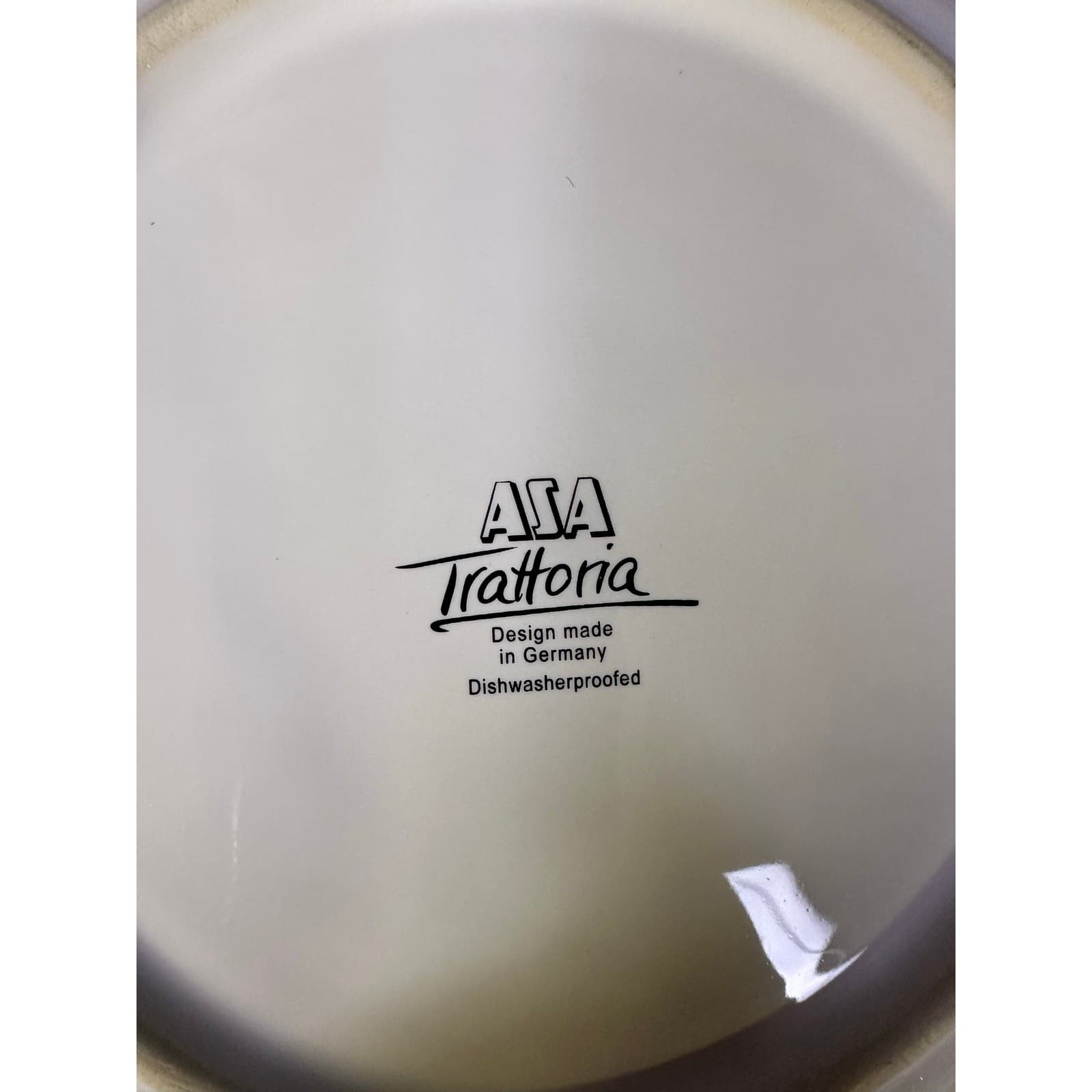 AZA Trattoria Salad Plates Vegetable Motif Made in Germany set of 2 - Thumbnail 5