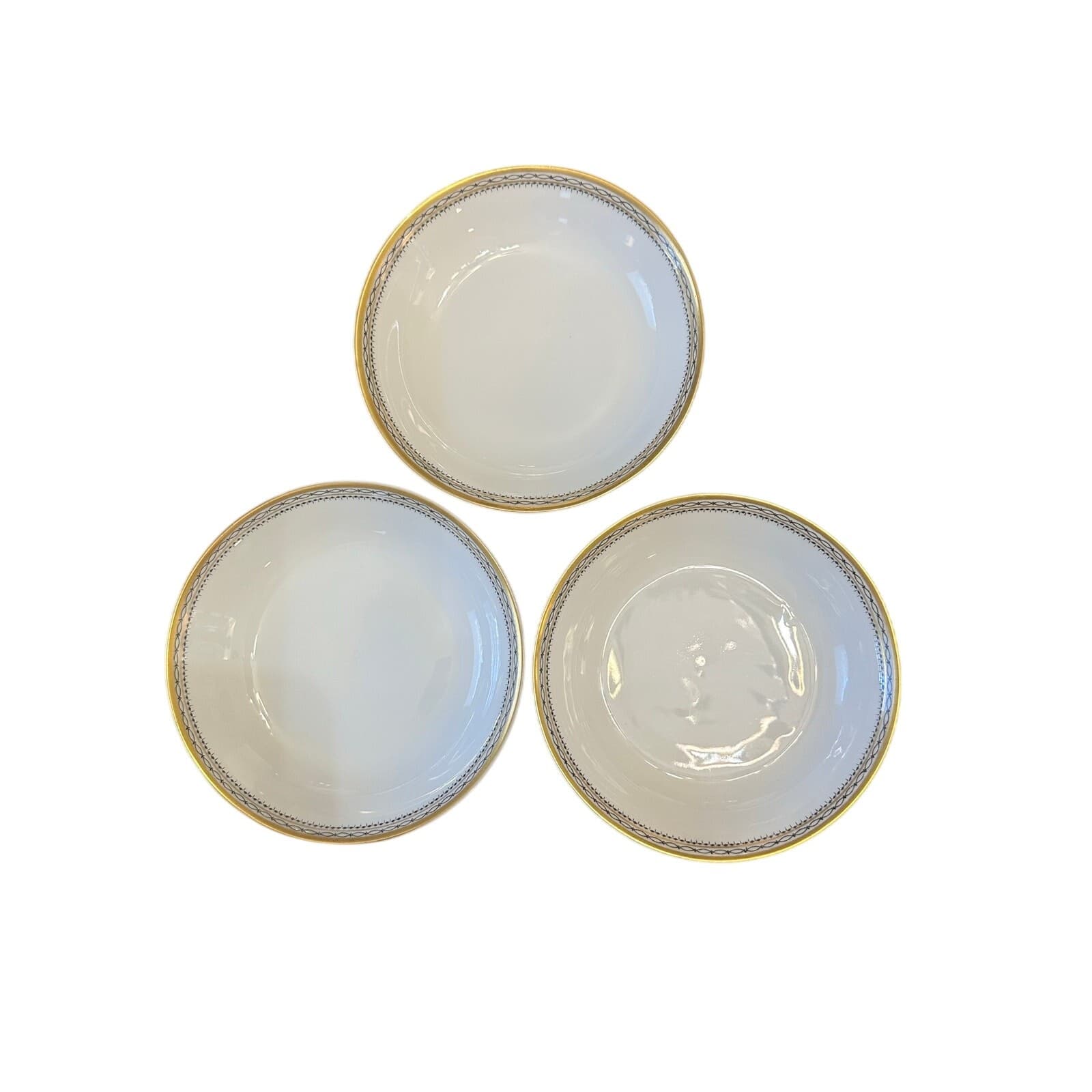 Heinrich & Co Vintage 1930's 'Claridge' 5.25" Fruit/Dessert/Berry Bowls-Set of 3