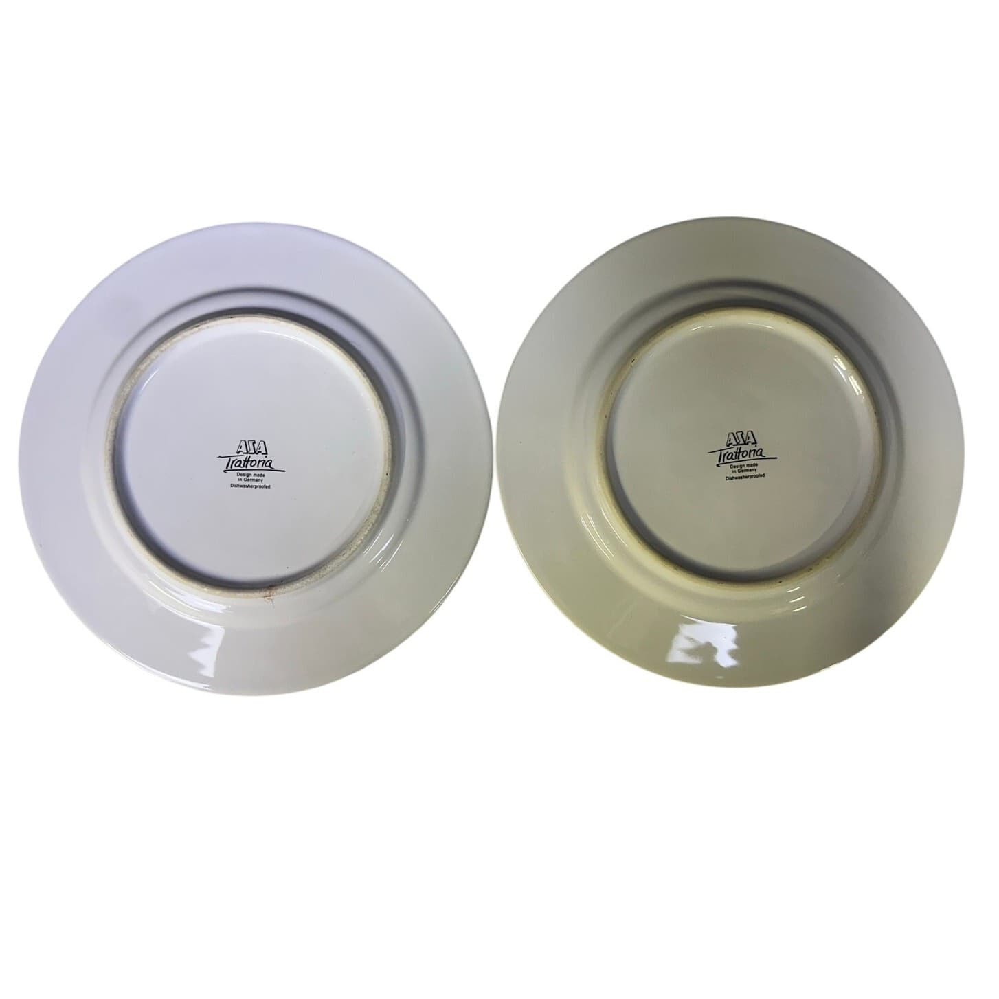 AZA Trattoria Salad Plates Vegetable Motif Made in Germany set of 2 - Thumbnail 3