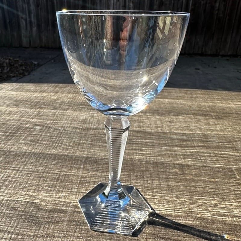 Baccarat Retired 'Opera' Vintage Claret 6.25" Wine Glass-Excellent-Stunning-Rare - Thumbnail 9