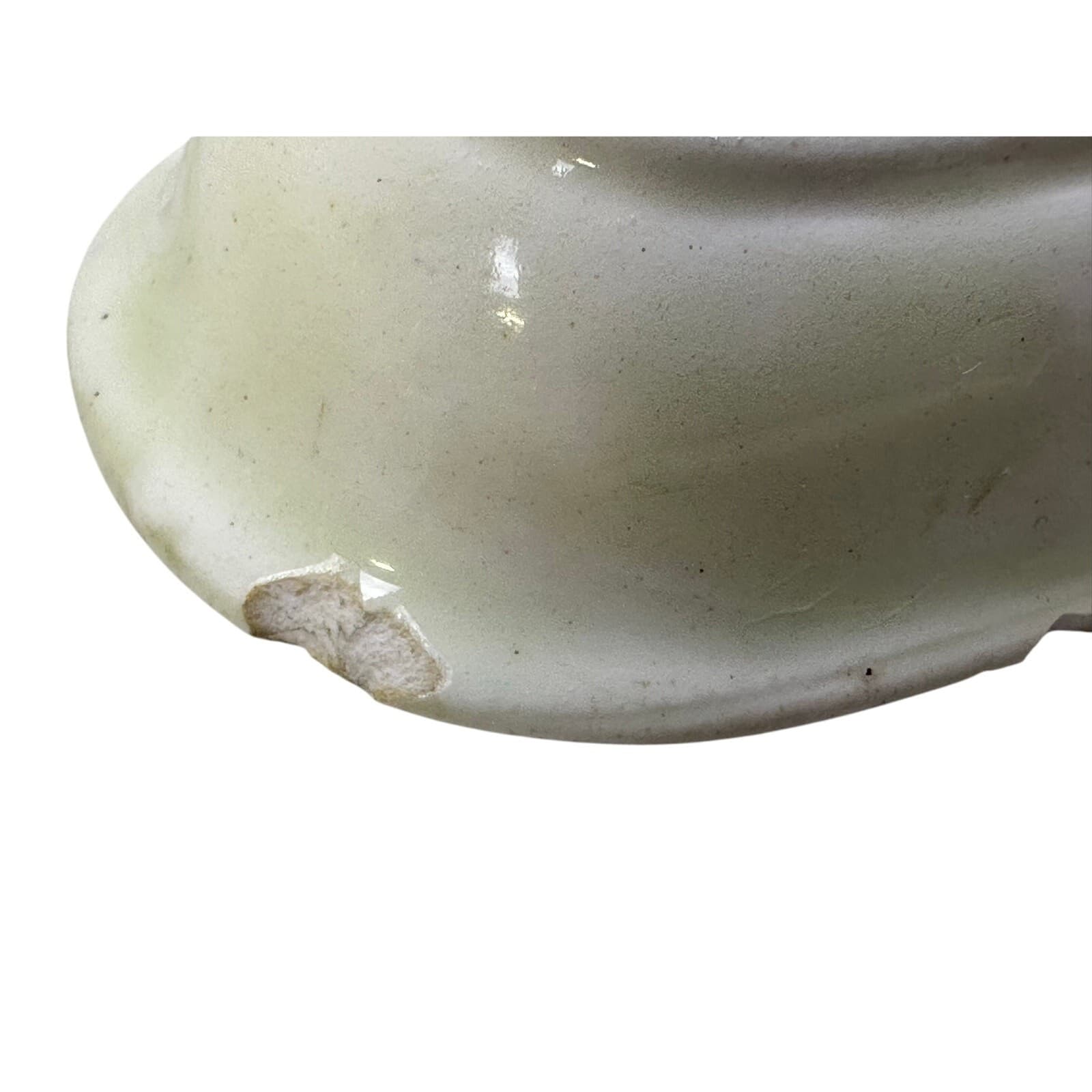 Wedgwood England Antique Late 1800's Majolica Small Oval Dish Floral Motifs-Rare - Thumbnail 7