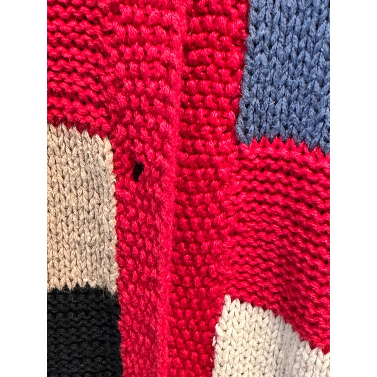 'Design Options' 1994 Raggedy Ann and Andy Cardigan Sweater-Small - Thumbnail 5