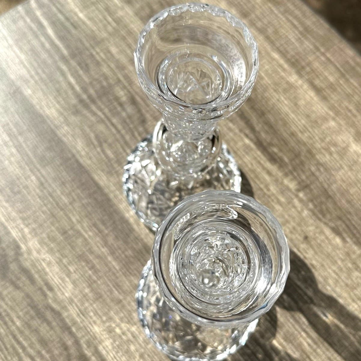 Waterford Crystal Tall 8" Hollow Vintage Candlesticks-Excellent-Set of 2 - Thumbnail 10