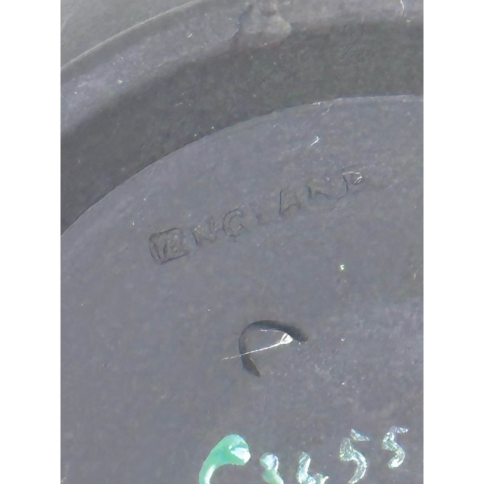 Wedgwood Early-Mid 20th Century Kenlock Ware Black Basalt Pitcher/Plate Canadian - Thumbnail 16